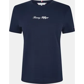 Dámské oblečení Tričko Tommy Hilfiger Dark Night Navy 1199835 12 (M)