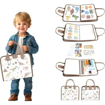 Hračka pro nejmenší Senzorická busy kniha Dinosauři 1