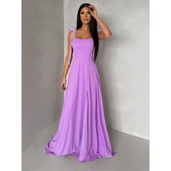 Dámské šaty AMIREZA dlouhé šaty fialová S