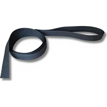 Vodítko pro psa Krátké popruhové vodítko pro střední plemena - ČERNÁ