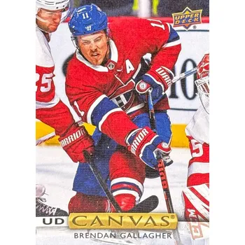 Karetní hra insert karta BRENDAN GALLAGHER 19-20 UD Ser. 2 Canvas číslo C143