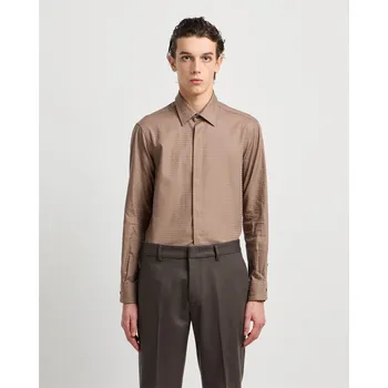 Pánská košile Košile EMPORIO ARMANI Walnut F6133 1198766 M