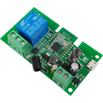 Relé EwTouch ZigBee beznapěťové relé 5V/7-32V + RF433MHz
