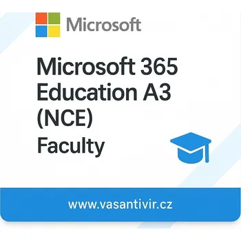 Počítač Microsoft 365 Education A3 (NCE) Faculty CFQ7TTC0LHPL:000W:P1Y:Y
