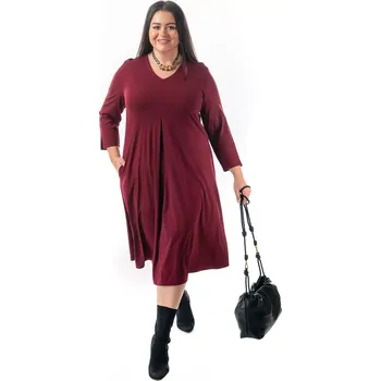Dámské šaty Dámské šaty SEBI 40/42 Vínová