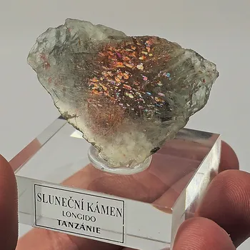 Přírodní kámen Sluneční kámen z Tanzánie 44x30mm