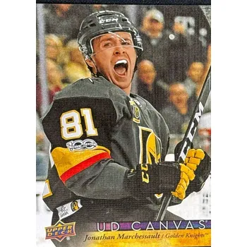 Sběratelská karetní hra insert karta JONATHAN MARCHESSAULT 17-18 UD Ser. 2 Canvas číslo C201