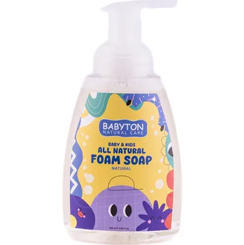 Mýdlo Babyton Dětské pěnové mýdlo na ruce Natural 350 ml