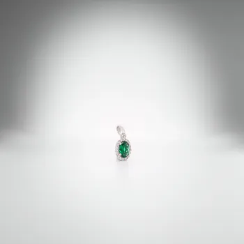 Přívěsek Lillian Vassago Přívěsek s barevným a čirými zirkony, bílé zlato LLV66-SGP007WOS