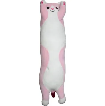 plyšák Vizopol Kočka válec růžová 50 cm