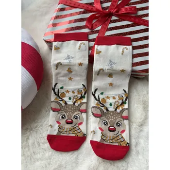 Pánské ponožky Mishel Ponožky sob se šálou bílá Velikost: UNI