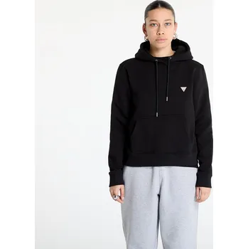 Pánská mikina Mikina Guess JEANS Hood Reg Mini Triang Sweat Jet Black A996 S