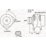 Alternátor MAGNETI MARELLI 063731960010