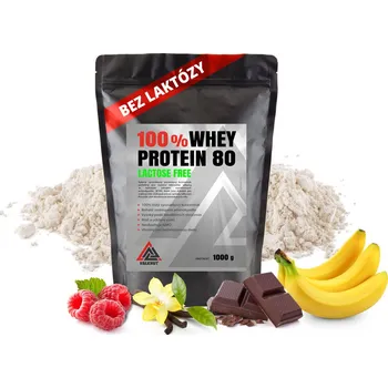 Protein Whey protein CFM 80 bez laktózy VALKNUT 1000 g různé příchuti Příchuť: Banán, Obsah balení: 1000 g