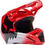 Mx Helma FOX V1 Shield Helmet Fluorescent Red 2026, Velikost S (55-56cm)