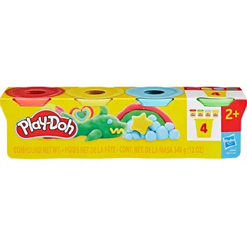 Modelovací hmota Hasbro Play-Doh 4 ks kelímků 4 x 85 g