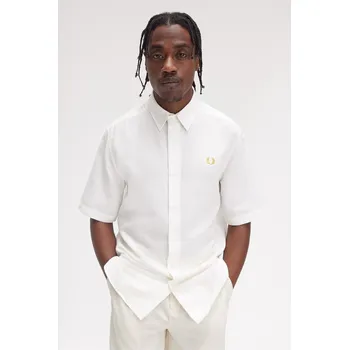 Pánská košile Košile Fred Perry Snow White 129 1198802 2XL