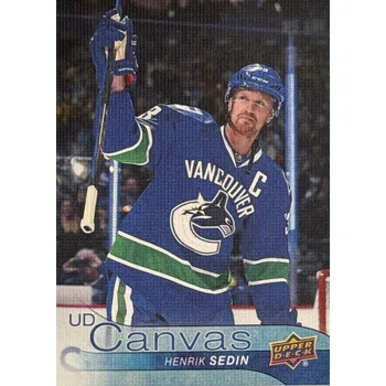 Sběratelská karetní hra insert karta HENRIK SEDIN 16-17 UD Ser. 2 Canvas číslo C200