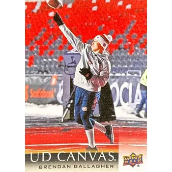 Karetní hra insert karta BRENDAN GALLAGHER 18-19 UD Ser. 1 Canvas číslo C44