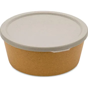 Dóza na potraviny Koziol Vzduchotěsná nádoba na potraviny CONNECT BOWL, 400 ml, KOZIOL, hnědá