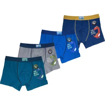 Chlapecké oblečení CHLAPECKÉ BOXERKY DINOSAURUS IV22 VELIKOSTI 110-152 Velikost: 146/152, Barva: Petrolej