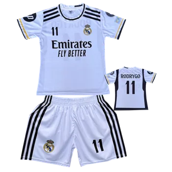Míčový sport Numberoplus Premium dětský fotbalový dres Real Madrid - Rodrygo 11 Velikost: 10-let (vel.134)