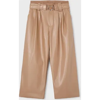 Dívčí kalhoty Dětské kalhoty Mayoral 4574.6F.Mini.9BYA hnědá 84X, vel. 110