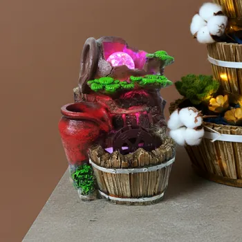 Pokojová Fontána barevné led osvětlení 20cm fontána