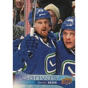 Sběratelská karetní hra insert karta DANIEL SEDIN 16-17 UD Ser. 1 Canvas číslo C80