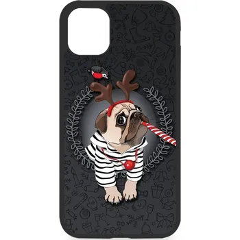 Náhradní kryt pro mobilní telefon Kryt na mobil Motorola christmas pug Motorola: E7 power/E7i power