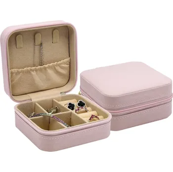 Šperkovnice JK Cestovní šperkovnice koženková růžová SP-1815/A5