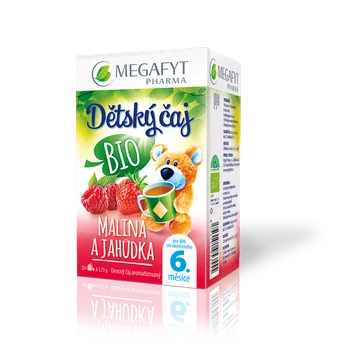 Čaj Megafyt Dětský čaj Malina a jahůdka BIO 20x1.75g