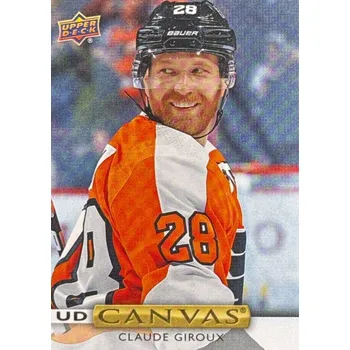 Karetní hra insert karta CLAUDE GIROUX 19-20 UD Ser. 1 Canvas číslo C35