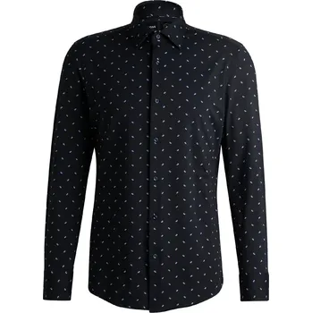 Pánská košile Košile Boss Dark Blue 1198857 16.5 inch