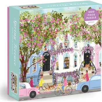 Puzzle Galison Puzzle Jarní terasa Joy Laforme 1000 dílků