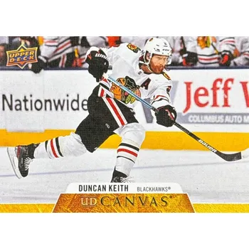 Sběratelská karetní hra insert karta DUNCAN KEITH 20-21 UD Ser. 2 Canvas číslo C139