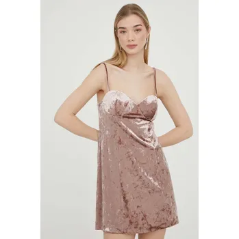 Dámské šaty Šaty Superdry W8011365A.9LV růžová 42X, vel. L