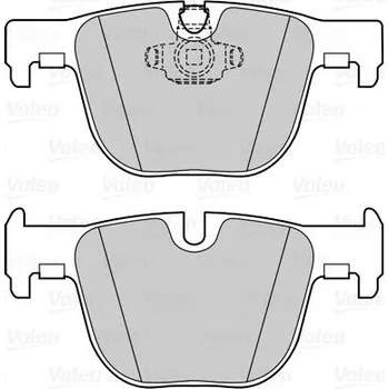 Brzdová destička Sada brzdových destiček, kotoučová brzda VALEO 302279
