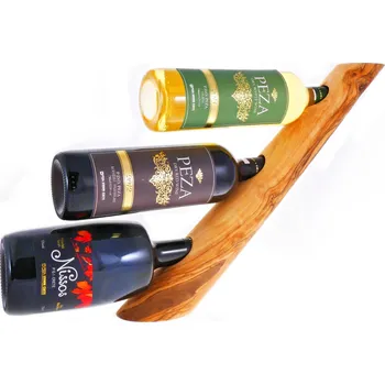 Stojan na víno Effin Stojn na víno 3 láhve ze dřeva