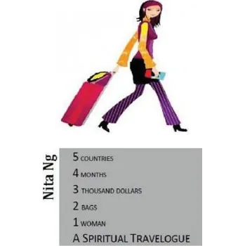 Cizojazyčná kniha A Spiritual Travelogue: 5 countries, 4 months, 3 thousand dollars, 2 bags and 1 woman (MS Nita Ng)(Brožovaná)