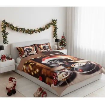 Povlečení Vánoční povlečení PEJSEK BARISTA 140 x 200 cm