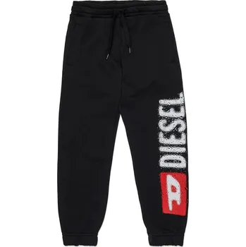 Chlapecké kalhoty Dětské bavlněné tepláky Diesel PANTLI TROUSERS J02445 černá 99X, vel. 120