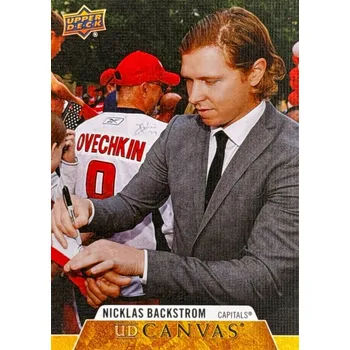 Karetní hra insert karta NICKLAS BACKSTROM 20-21 UD Ser. 2 Canvas číslo C206