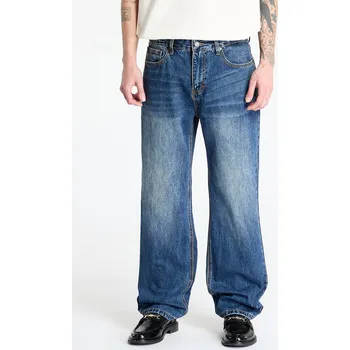 Dámské kalhoty Kalhoty Guess Originals Kit Baggy Pant Go Originals Dark Wash 36