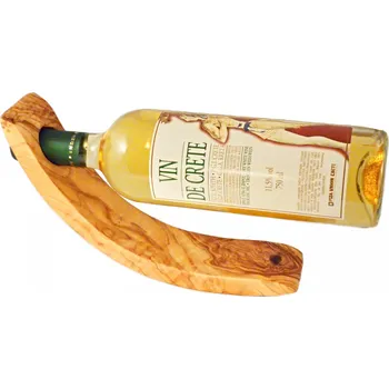 Stojan na víno Rizes Crete Stojan na víno 1 láhev ze dřeva