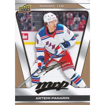 Sběratelská karetní hra paralel karta ARTEMI PANARIN 25-26 MVP Gold Script číslo 46