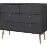 Komoda Boaz 124 - šedá - SLEVA 3% s kodem radost25