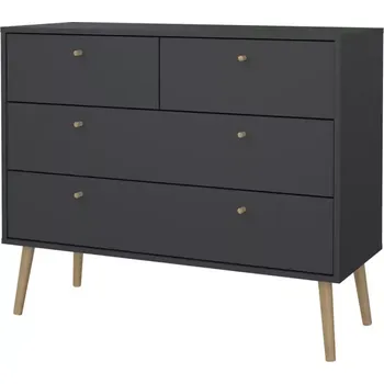 Ložnice Komoda Boaz 124 - šedá - SLEVA 3% s kodem radost25