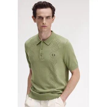 Tričko Fred Perry Olive Mint X88 1198557 2XL