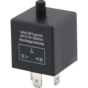 Elektronická součástka Relé přerušovač pro LED blinkry CF14KT JL-02, nastavení frekvence 24 V DC